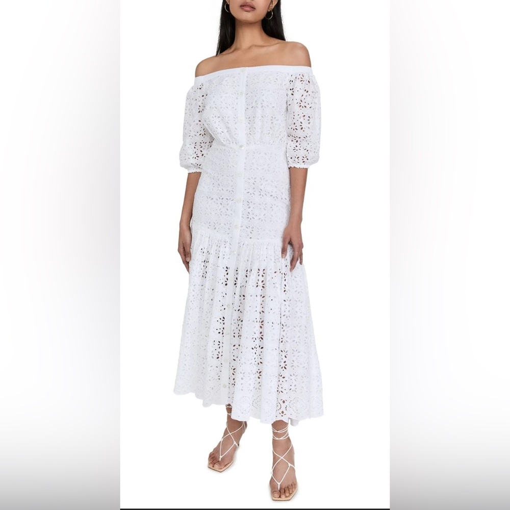 Veronica Beard Cali Eyelet Dress NWT Size 22